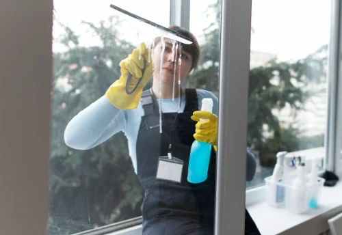 Nettoyage de vitres intérieures et extérieures à Athis
